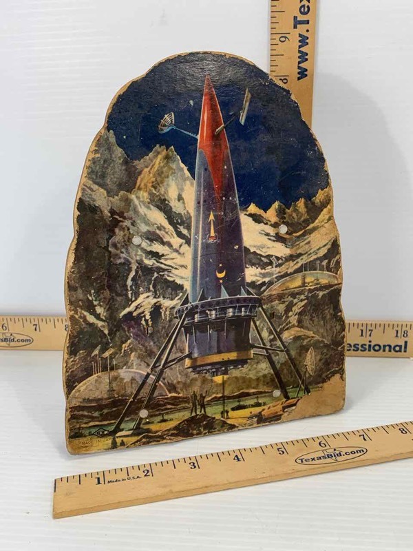 lot 75 image: Vintage Toy  SH Made In Japan Rocket Ship