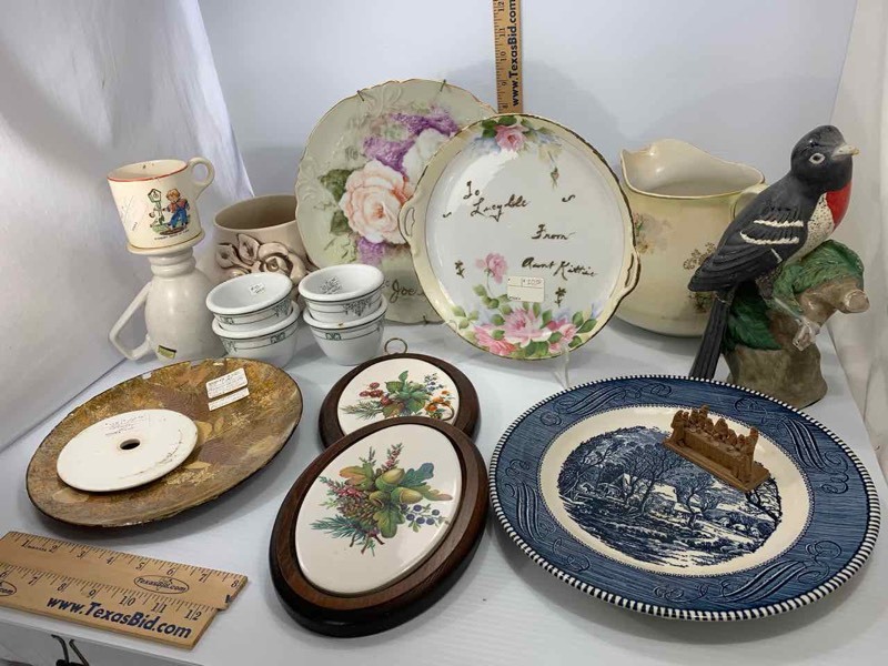 lot 85 image: Asst Vase, Plates, Bowls, Etc.