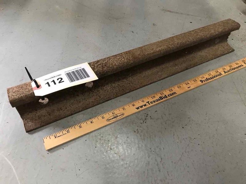 lot 112 image: Rail Road Iron