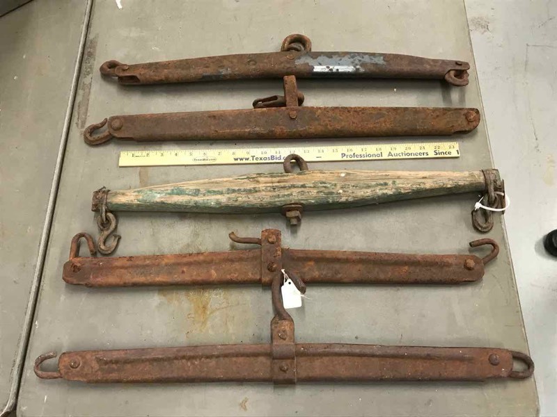 lot 199 image: (5) WoodMetal Single Trees