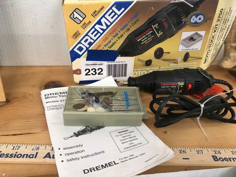 lot 232 image: Dremel Moto-Tool Kit No. 2750