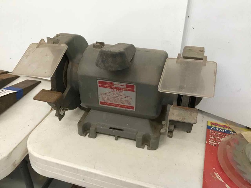 lot 237 image: Craftsman Bench Grinder 6 14hp