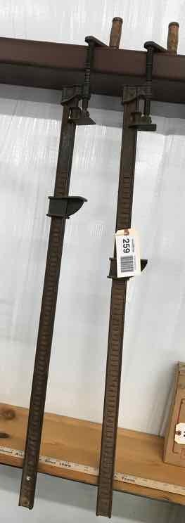 lot 259 image: (2) Bar Clamps