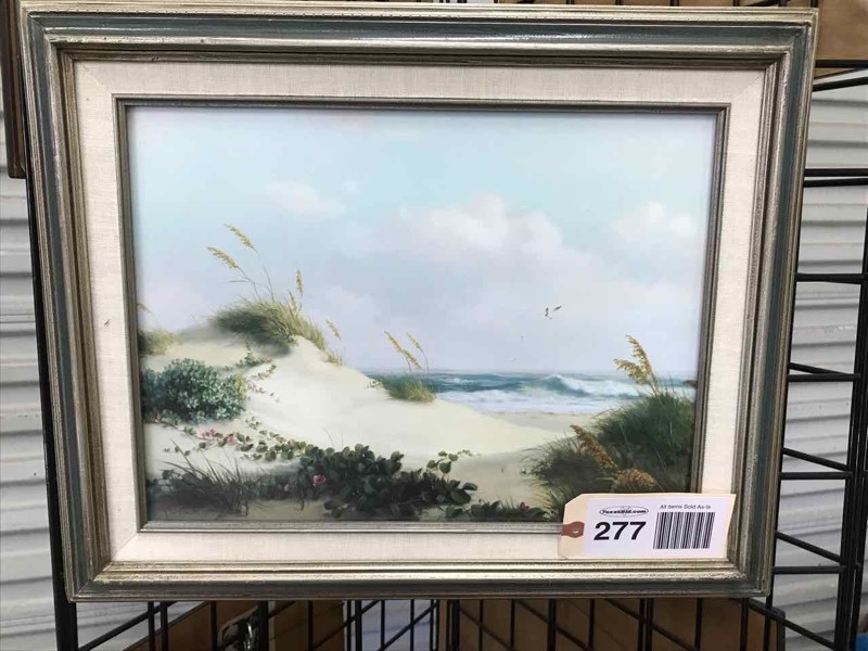 lot 277 image: Framed Print  Dalhart Windberg, Beach Dunes
