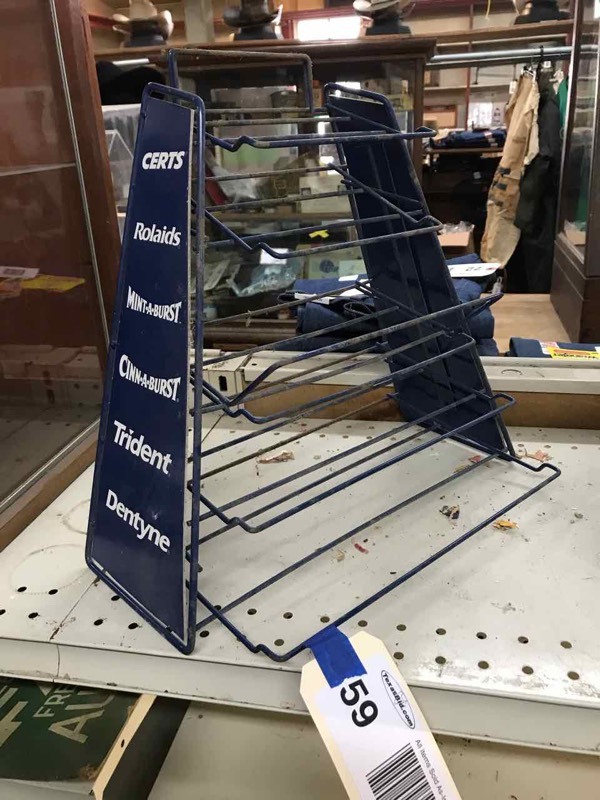 lot 59 image: Display Rack (Certs, Rolaids, Trident, Dentyne)