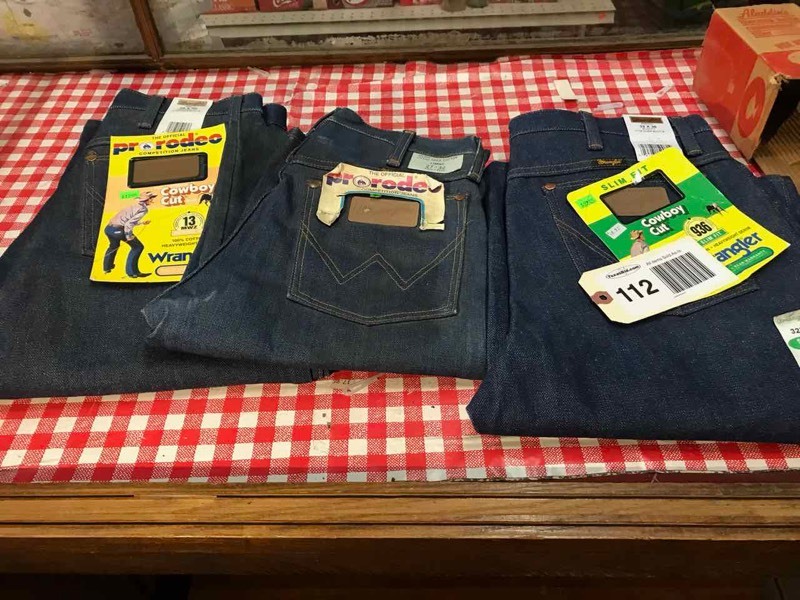 lot 112 image: (3) Wrangler Jeans 93613MWZ