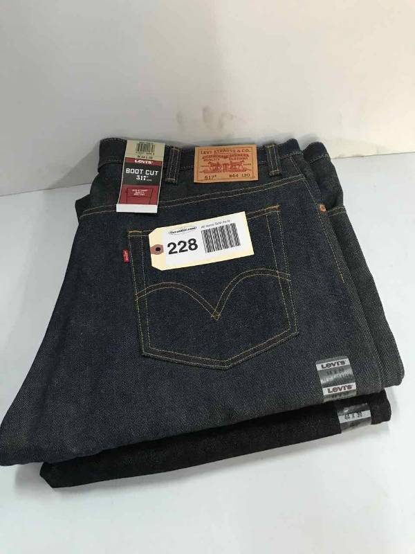 lot 228 image: Levi Strauss & Co. Boot Cut 517 (2) 44x30