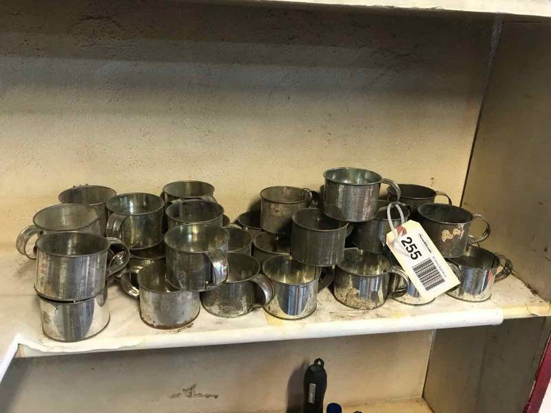 lot 255 image: Tin Cups