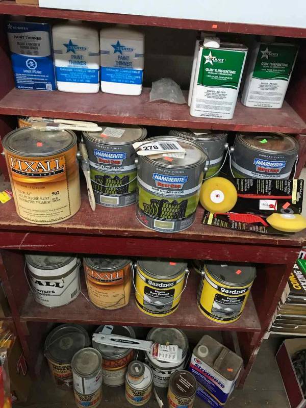 lot 278 image: Paint Thinner, PaintPrimer