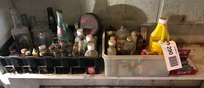 lot 290 image: Old Product BottlesPackaging