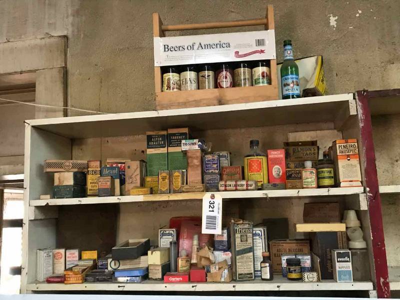 lot 321 image: Old Product BottlesPackaging