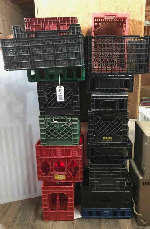 lot 357 image: Plastic Crates