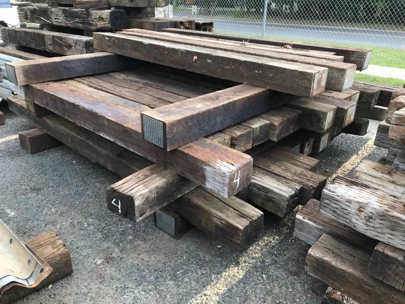 lot 4 image: (36) Rail Road Ties
