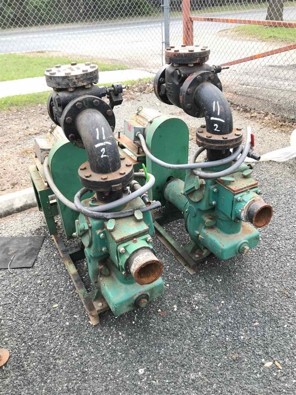 lot 11 image: (2) Hydromatic Pumps (used for sewer)