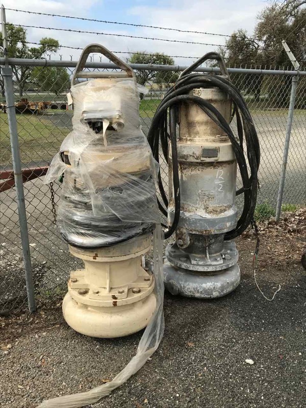 lot 12 image: (2) Flow Serve Pumps M-60-6-460-EX