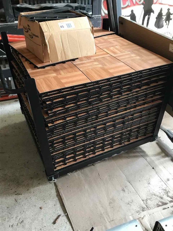 lot 45 image: Dance Floor on Cart