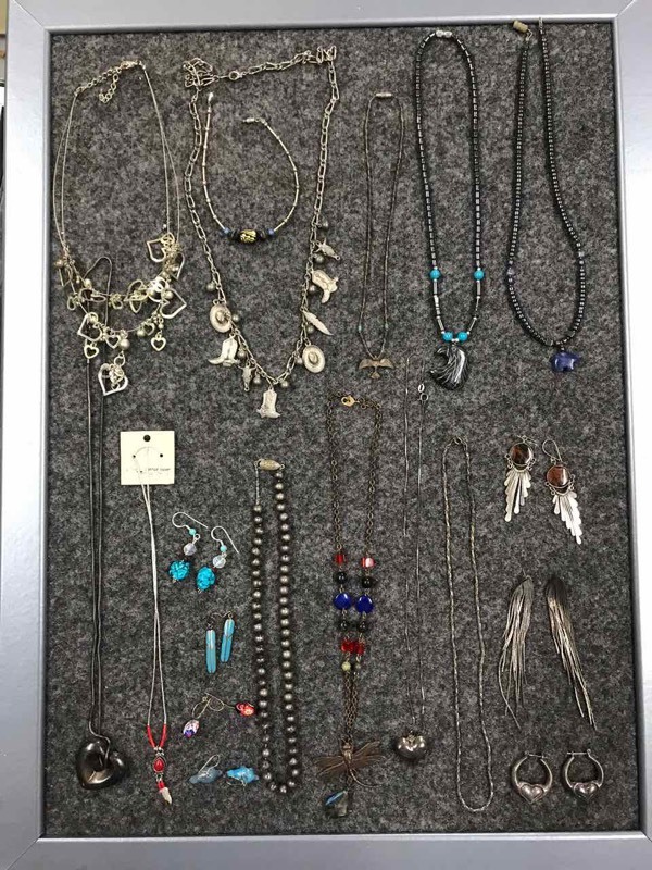 lot 53 image: Asst. Jewelry Necklaces, Earrings
