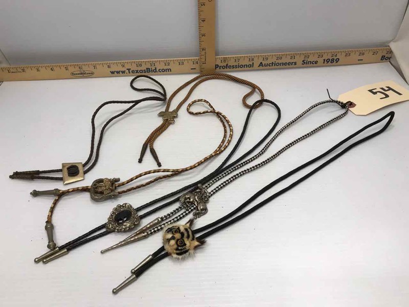 lot 54 image: (6) Bolo Ties