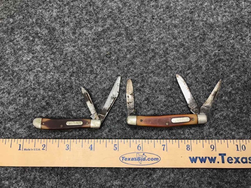 lot 65 image: (2) Pocket Knives (Old Timer)