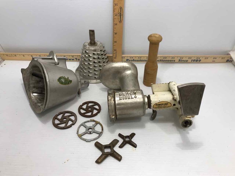 lot 73 image: Hamilton Beach Model 4 Power Unit Grinder-Slicer-Shredder