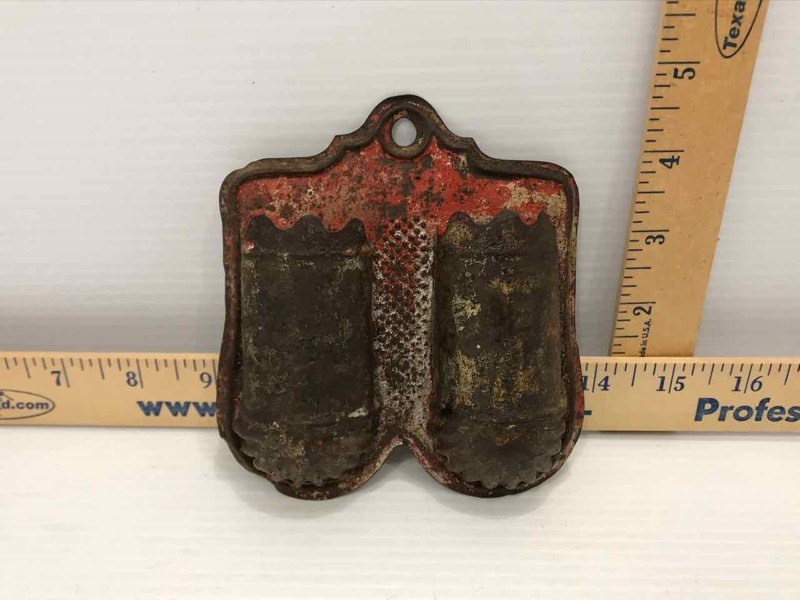 lot 86 image: Antique Tin Match HolderStriker