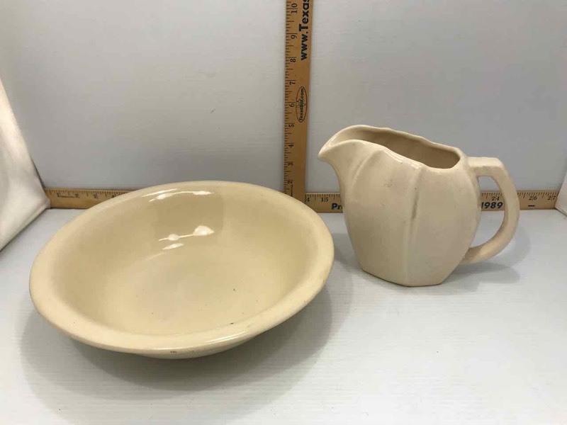 lot 139 image: (2)McCoy Pitcher, Bowl