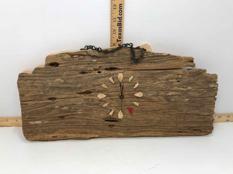 lot 149 image: Clock Its 5 OClock Somewhere, Charlie Wanner Hand Crafted (battery powered)