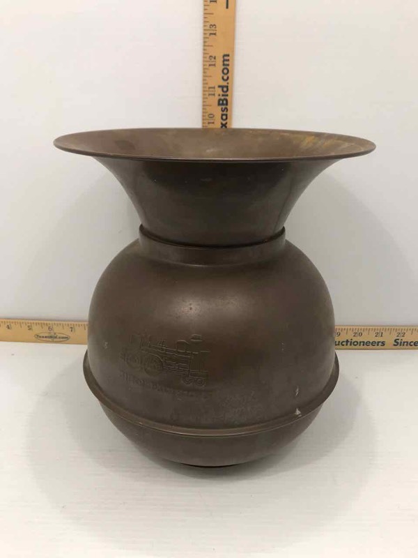 lot 169 image: Brass Spittoon (Union Pacific Image)