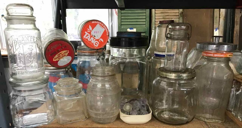 lot 304 image: Asst. Jars & Canisters