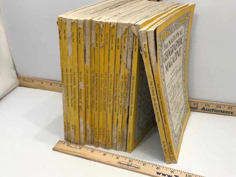 lot 319 image: National Geographics (48, 49, 50)