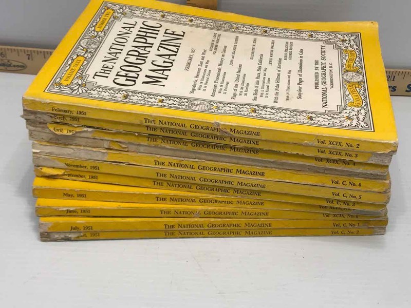 lot 320 image: National Geographics 1951