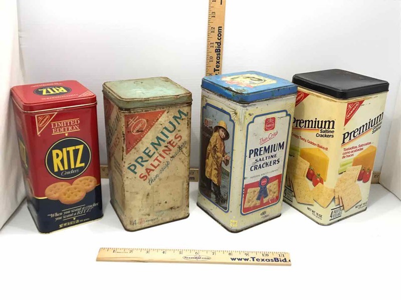 lot 321 image: (4) Cracker Tins