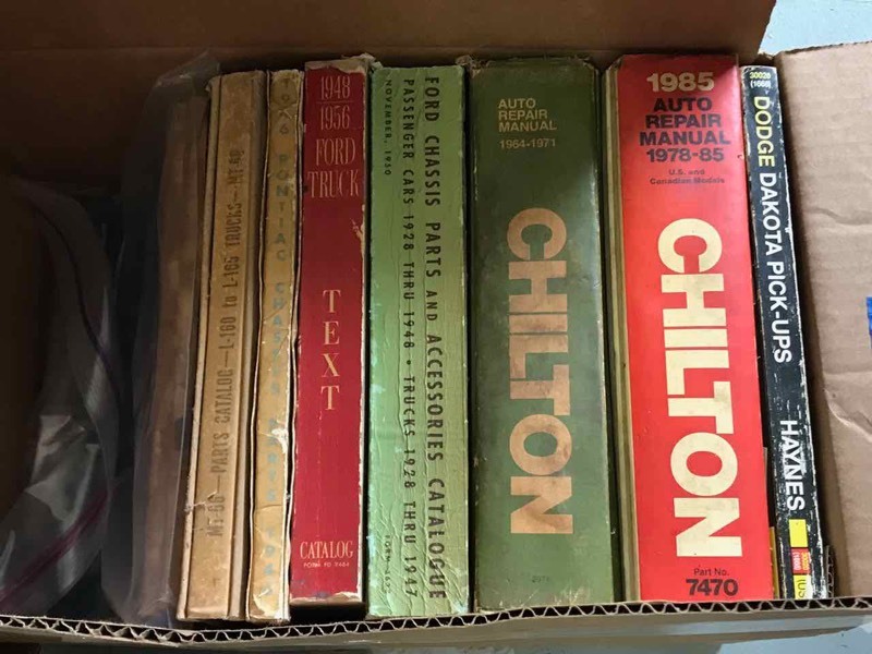 lot 334 image: Parts ManualsBooks Chilton, Dodge Dakota, Volkswagen, etc.