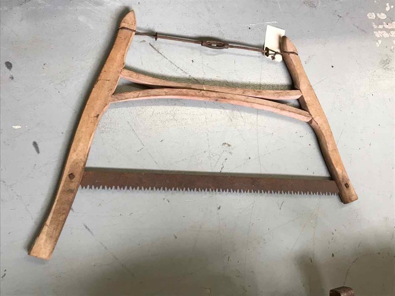 lot 339 image: Antique Handsaw