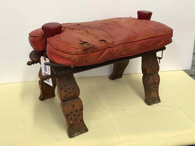 lot 340 image: The Sahara Camel SaddleFootrest