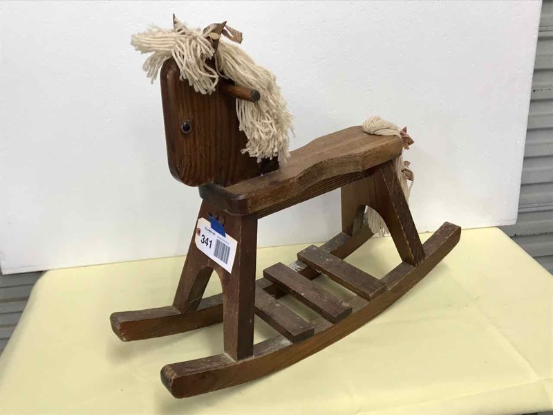 lot 341 image: Rocking Horse
