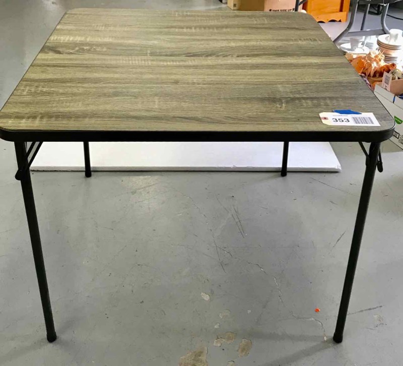 lot 353 image: Folding Table (Cosco)