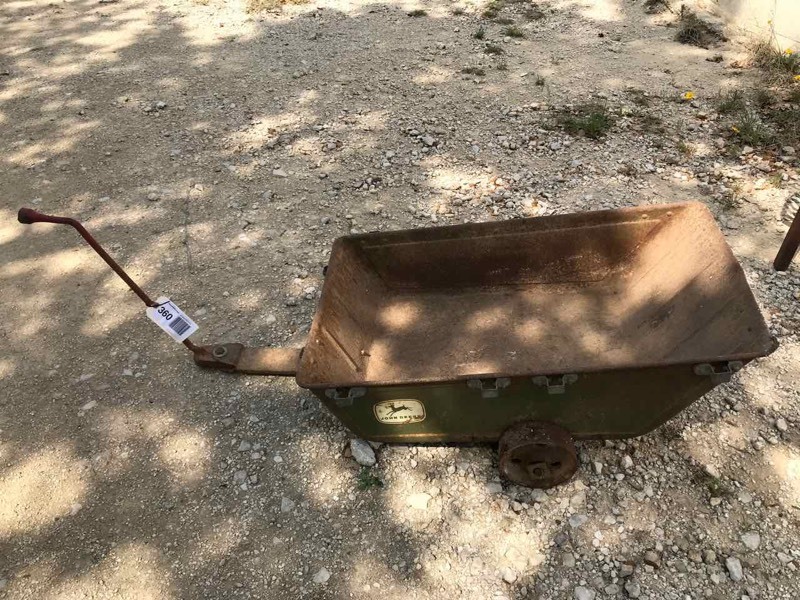 lot 360 image: John Deere Cart with Modified Handle