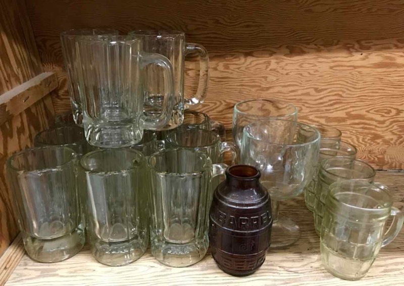 lot 234 image: Beer Mugs & Glasses