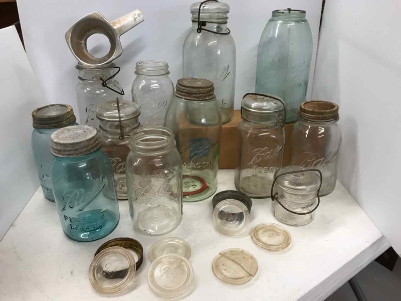 lot 245 image: Asst. Canning Jars