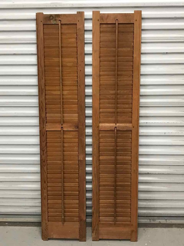 lot 421 image: Pair of Shutters
