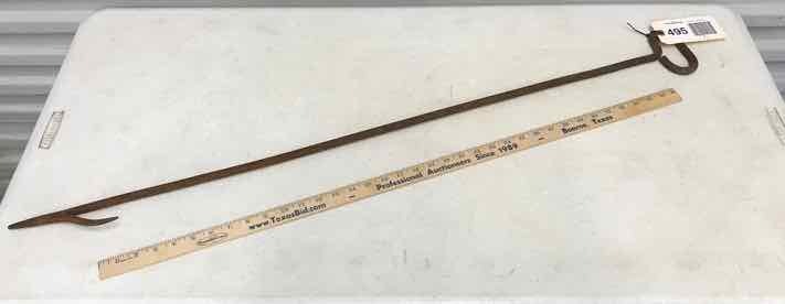 lot 495 image: Antique Firepit Poker (Large)