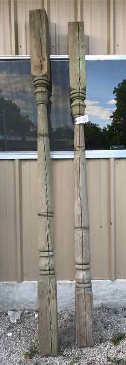 lot 501 image: (2) PostsColumns (green)