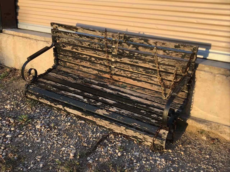 lot 711 image: Antique Swing
