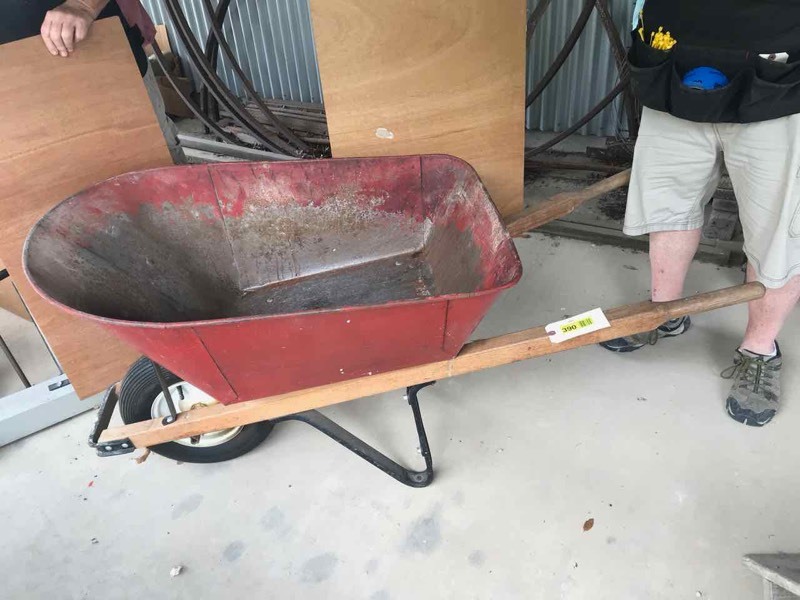 lot 390 image: Wheel Barrow (red)