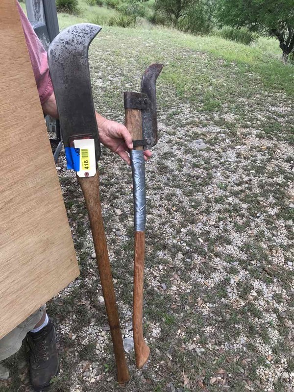 lot 416 image: (2) Ditch Bank Blades