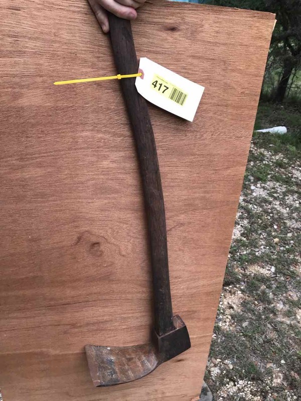 lot 417 image: Adze