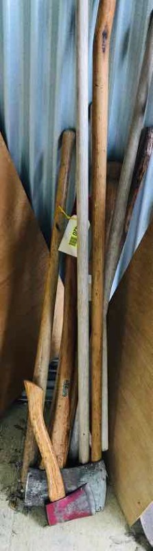 lot 420 image: Single Bit Axes and handles
