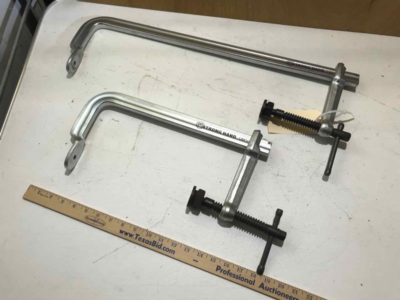 lot 42 image: (2) Strong Hand Bar Clamps,  14 inch and 25 inch