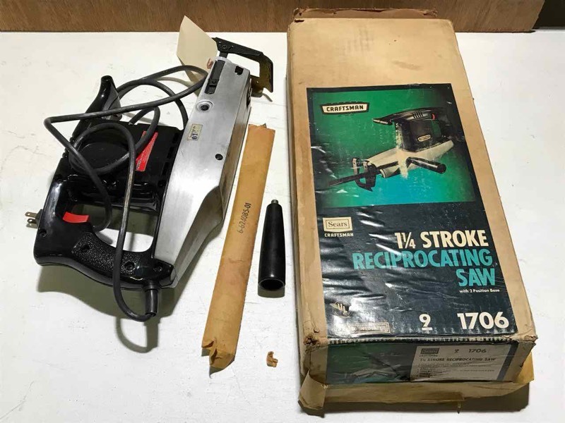 Craftsman 1 1 4 Stroke reciprocating Saw Model 1706 TOOLS